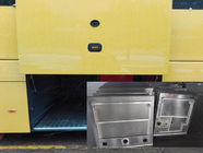Aluminum / Steel Panel Bus Luggage Door , Manual / Pneuamtic Bus Door Mechanism